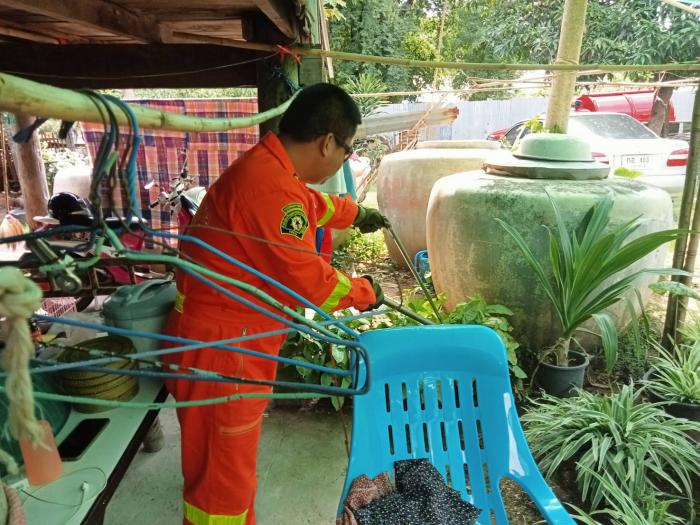 งานป้องกันฯ ออกปฏิบัติการจับสัตว์เลื้อยคลาน