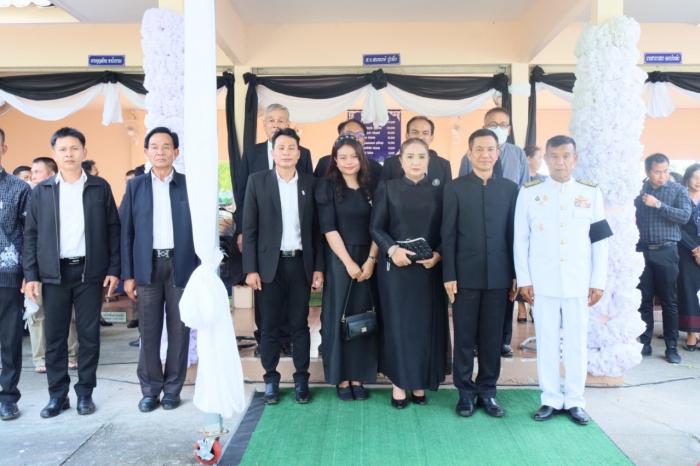 เทศบาลตำบลโคกสูงสัมพันธ์ร่วมงานฌาปนกิจศพคุณแม่ทองมาก สิงห์แก้ว มารดาของนายวิสันต์ สิงห์แก้ว นายกเทศมนตรีตำบลโคกสูงสัมพันธ์